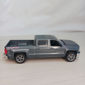 Chevrolet Chevy Silverado Die Cast Truck 4x4 Dark Gray